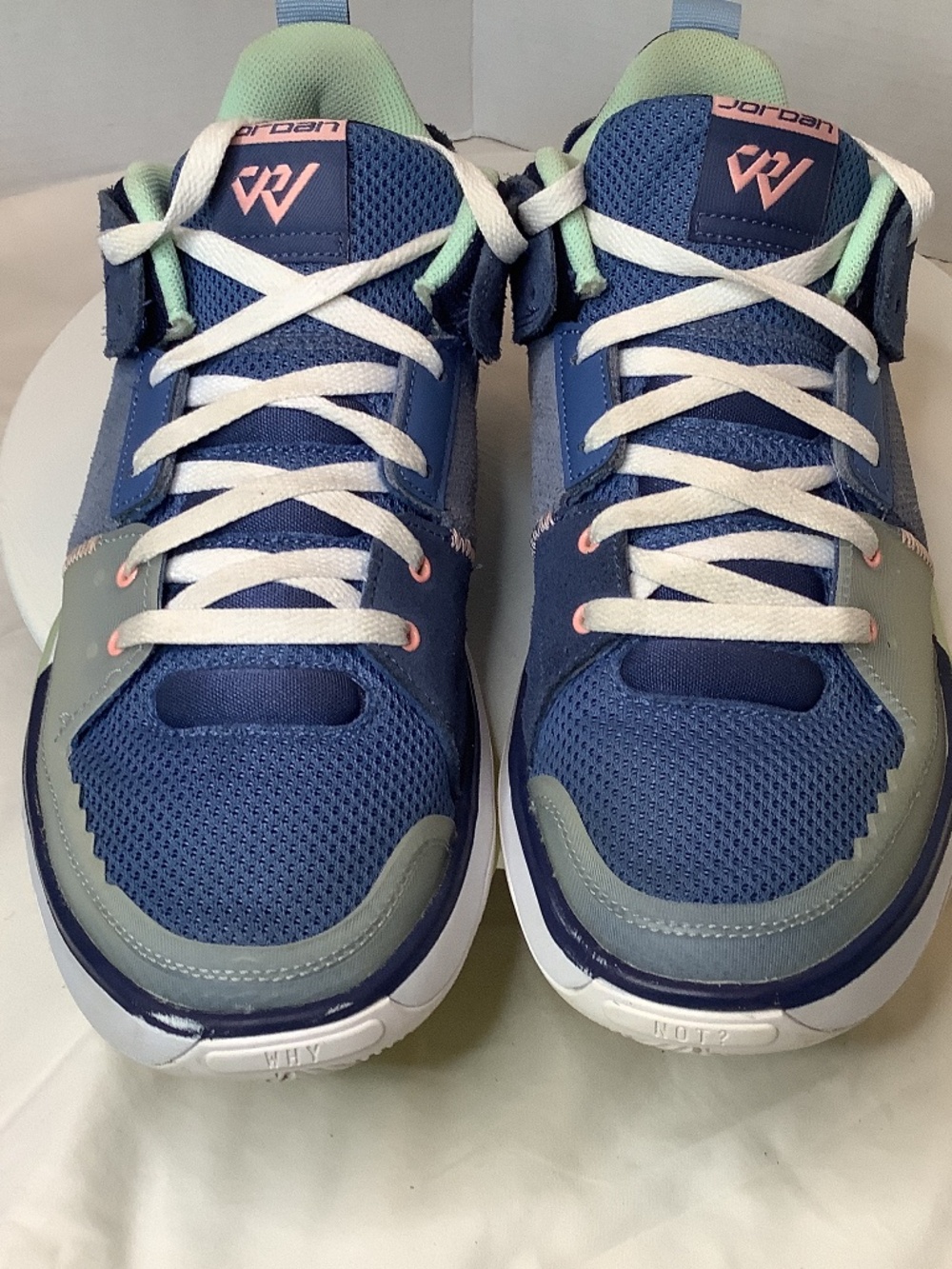 EUC Nike Jordan One Take 5 Men’s Basketball shoes blue sz. 10 - Picture 5 of 16